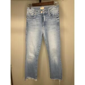 Mother The Insider Crop Step Fray Jeans Limited Edition size 26